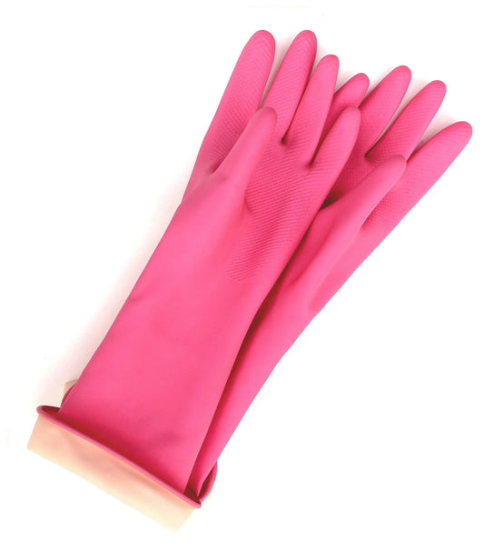 Pink Reusable Cleaning Gloves (large)