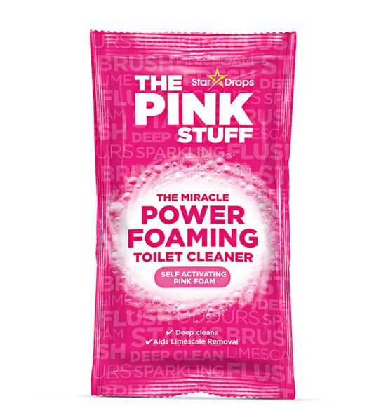 NEU Das Pink Stuff | Das wunderbare schäumende Toilettenpulver | Toilettenreiniger Pulver | 1 x 100 Gramm