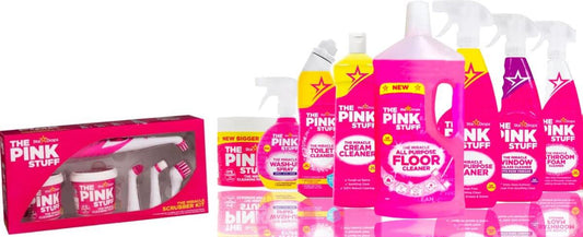 Pink Stuff Miracle Scrubber Kit + The Pink Stuff All Set