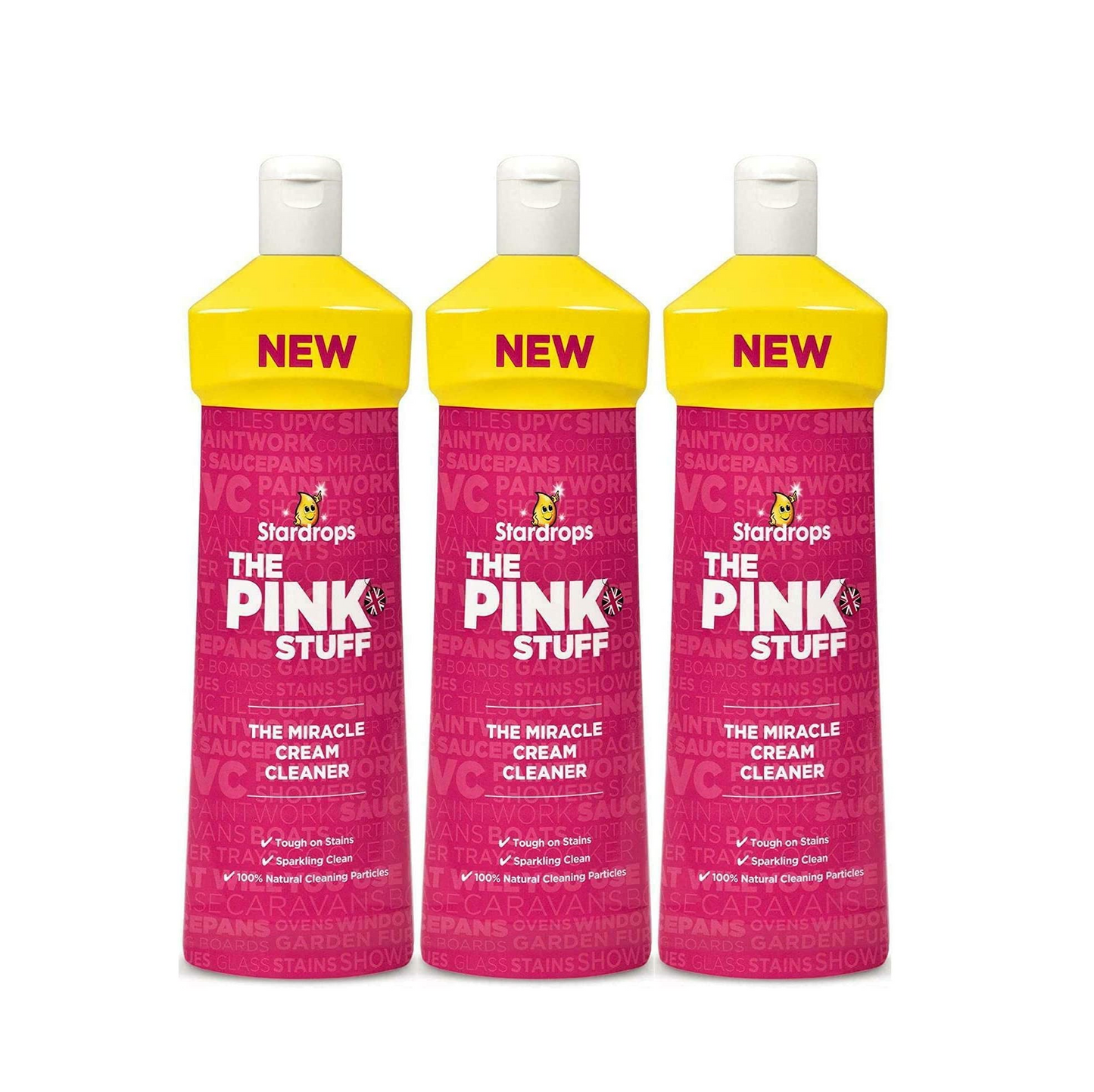 Stardrops The Pink Stuff Cream Cleaner - 3 Pack