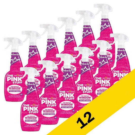 Der Pink Stuff Glasreiniger 750ml - 12er Pack