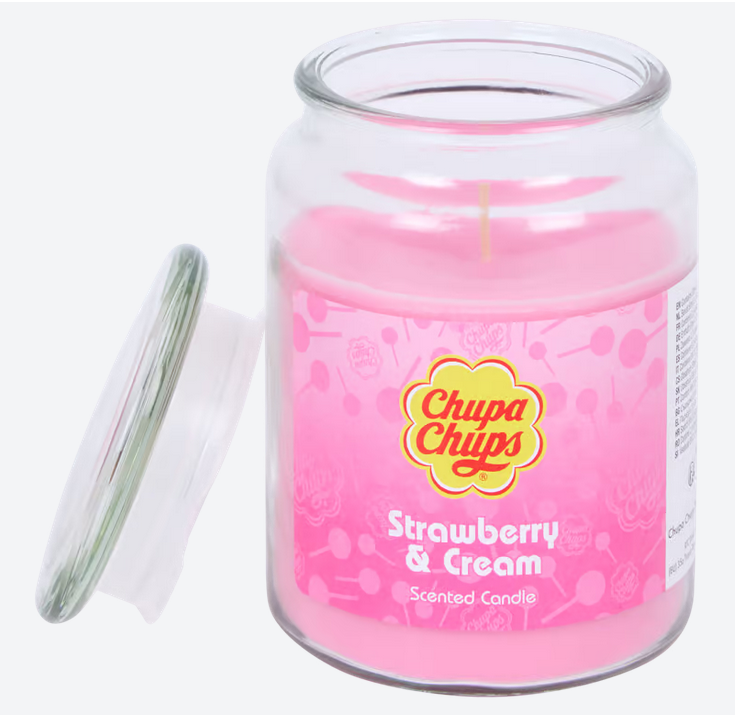 Chupa Chups Geurkaars 510g - Strawberry & Cream