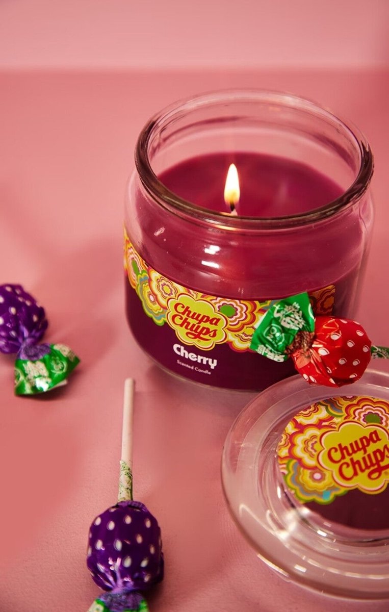 Chupa Chups Scented Candle 510g - Cherry