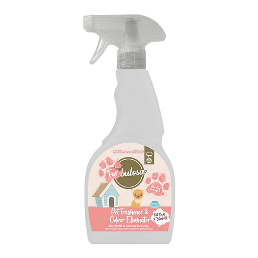 Fabulosa Furbulosa Désodorisant pour Animaux & Éliminateur d'Odeurs Forêts Méditerranéennes 500ml - Édition Limitée