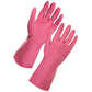 Roze Herbruikbare Schoonmaak Handschoenen (small)