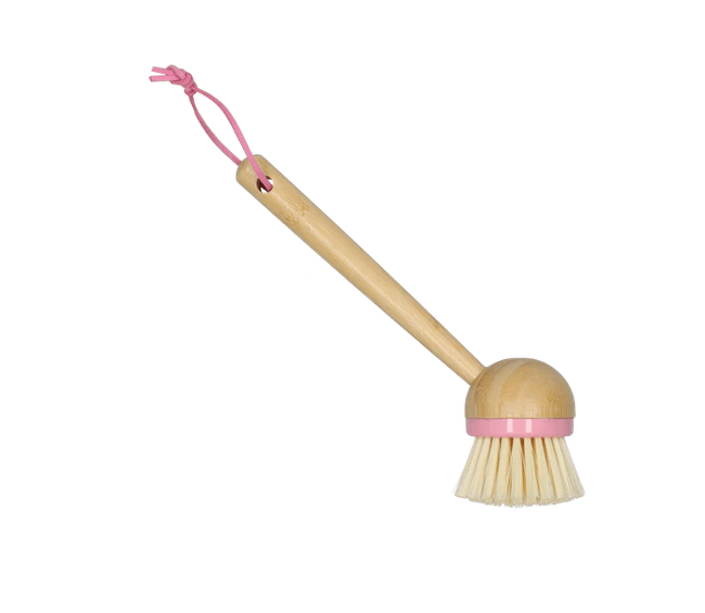 Brosse à vaisselle rose