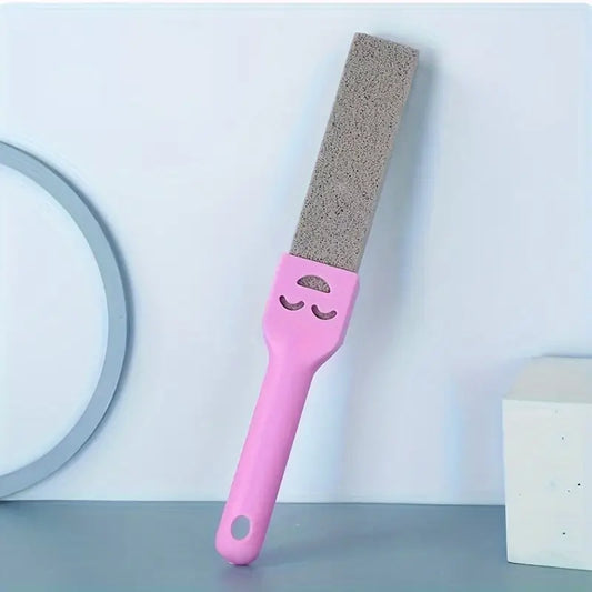 Roze Toiletscrubber Puimsteen met Smiley