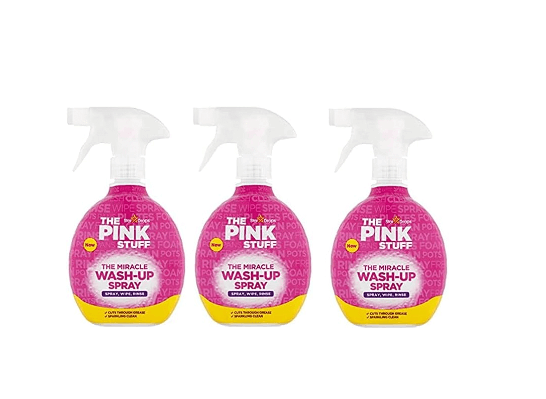 Le Pink Stuff Spray de lavage 500ml pack de 3