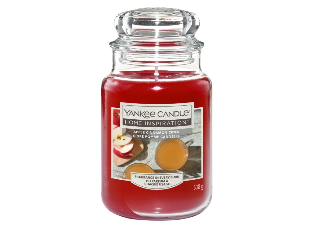 Yankee Candle - Apfel-Zimt-Glühwein 538g | Limitierte Auflage, beschränkte Auflage