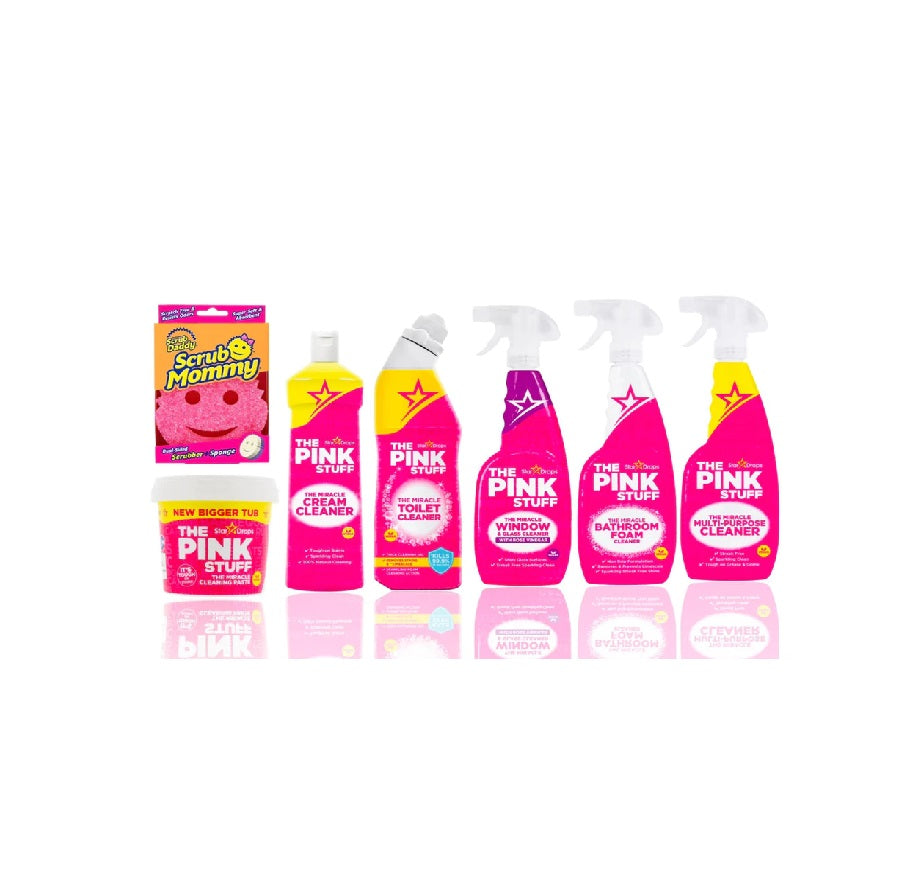 Le Pink Stuff - Ensemble Cadeau Van Alles Wat pour le Salon, la Salle de Bain & la Chambre